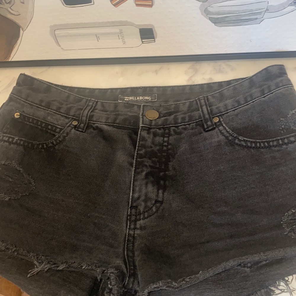 Billabong Black Jean Short